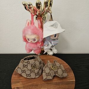 Labubu - Pop Mart - Tan GG Monogram 2-piece set (Doll not included)